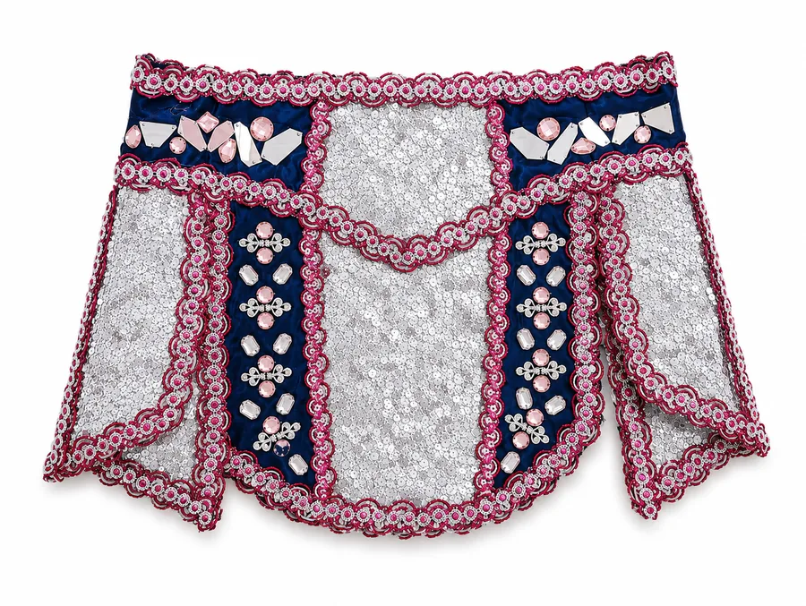 Falda de mujer, color Fucsia, vista de delantero