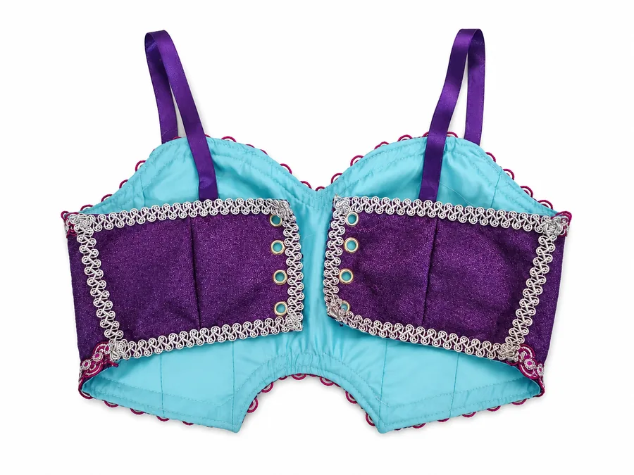 Peto de mujer, color Morado, vista de espalda